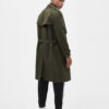 Trench-style coat